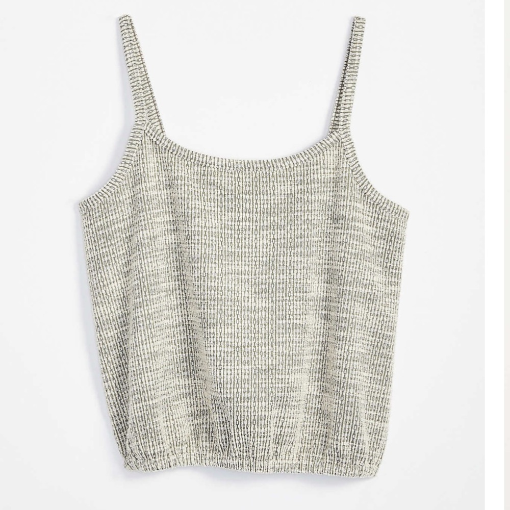 LOFT Ikat Boucle Bubble Hem Cami
